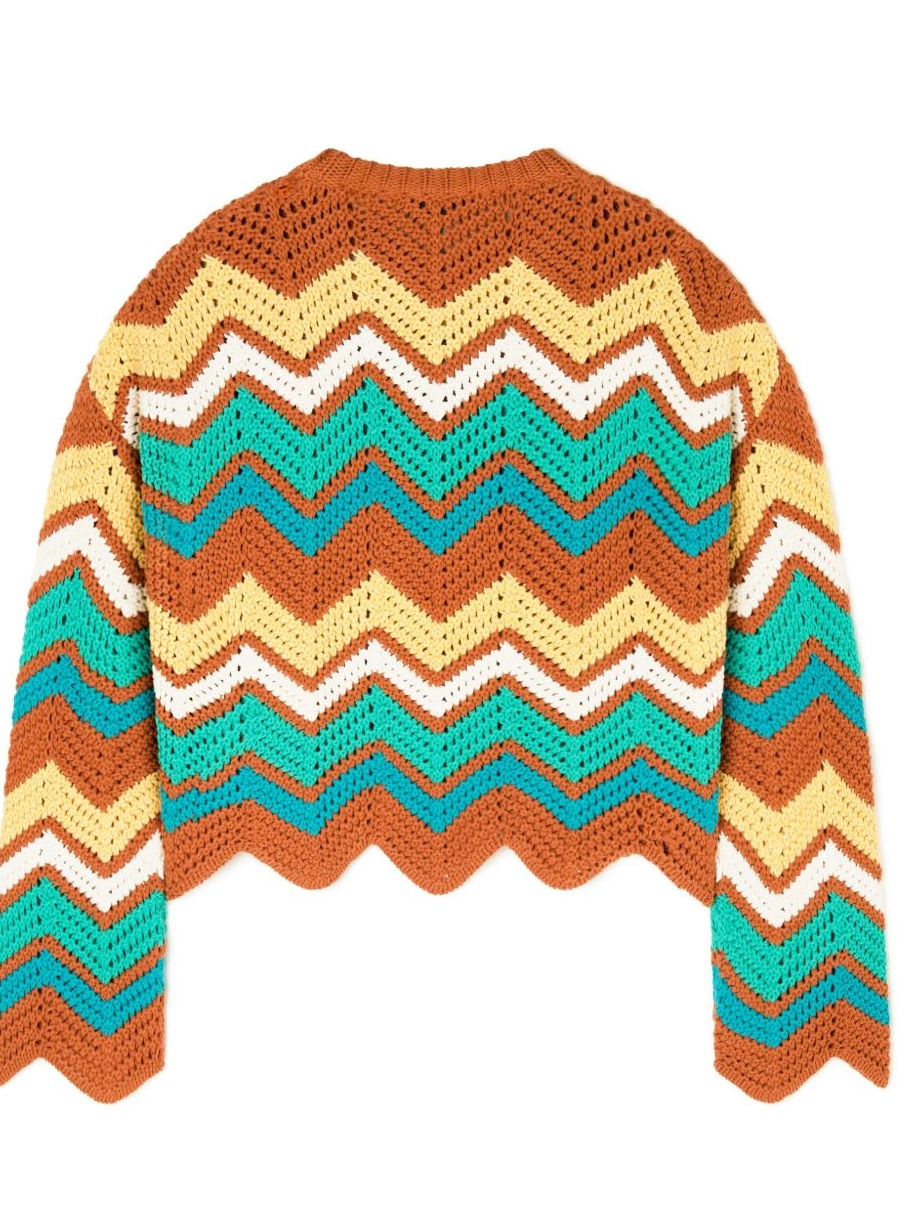 Cheap jumper Kaleidoscopic Alanui Women knit chevron 0710
